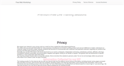 Desktop Screenshot of freewebworkshop.com