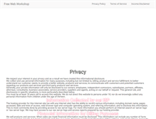 Tablet Screenshot of freewebworkshop.com